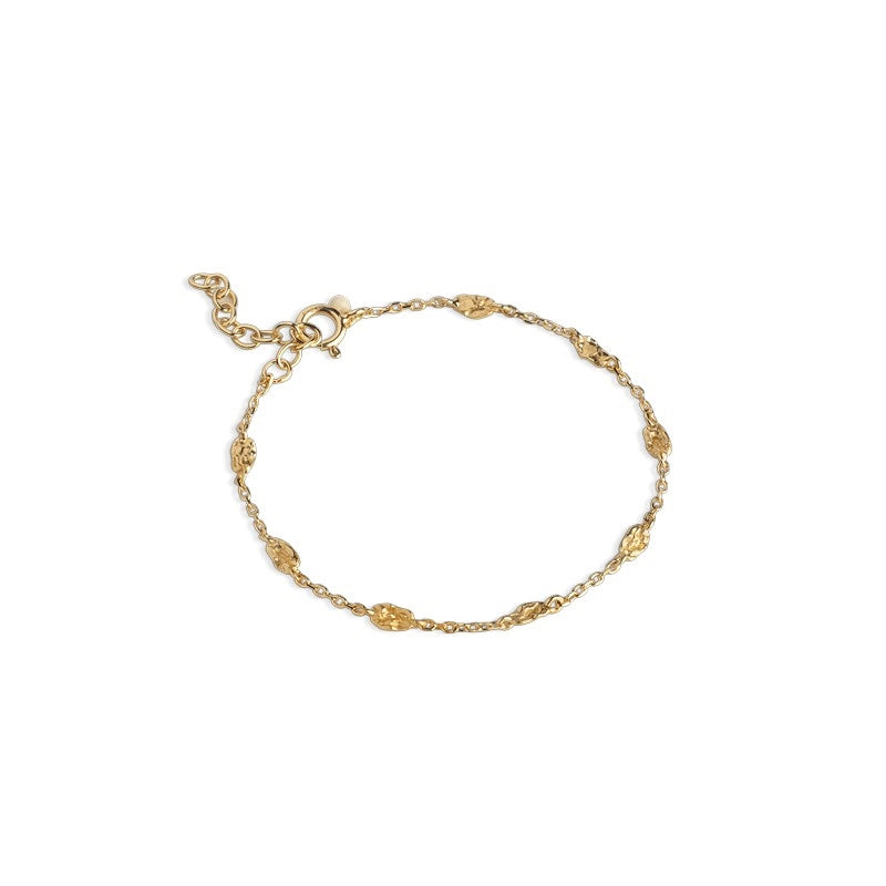 Kia armbånd i 18 karat forgyldt sølv fra Enamel Copenhagen 16+3 cm