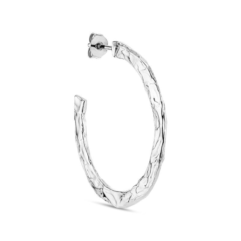 Big Bruised Heart Creole ørering i 925 sterlingsølv fra Jane Kønig