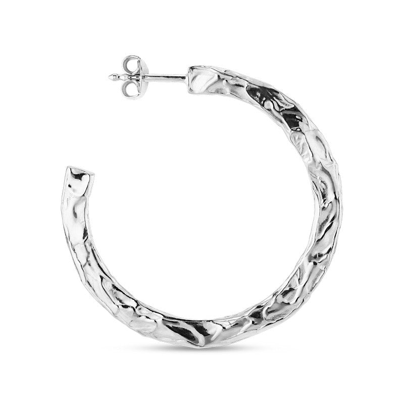 Big Bruised Heart Creole ørering i 925 sterlingsølv fra Jane Kønig