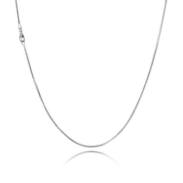 BNH Venezia halskæde i 14 karat hvidguld 36–80 cm, 1,0–1,5 mm