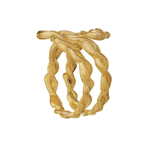 Bobie ring i forgyldt sølv fra Maanesten