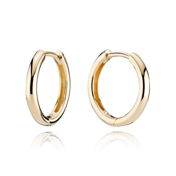 BNH creoler i 8 eller 14 karat guld 12,5 mm