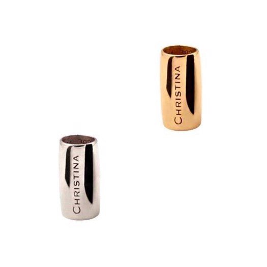 Christina Collect lås til læderarmbånd fra Christina Jewelry & Watches i stål og forgyldt stål – magnetlås.