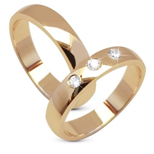 Aagaard vielsesringe i 9 eller 14 karat guld med 0,09 ct lab diamanter