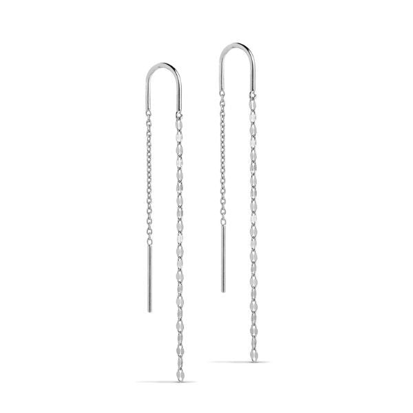 Ona ørekæder i sølv fra Enamel Copenhagen