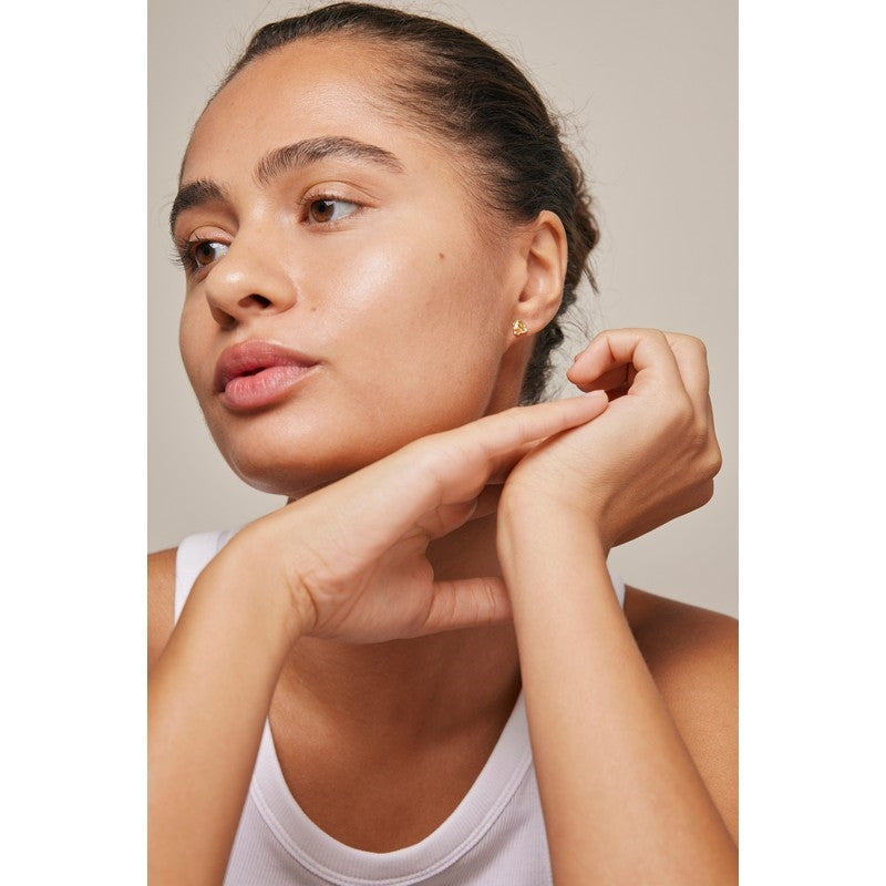 Rio ørestikker i forgyldt sølv fra Enamel Copenhagen, 6 mm