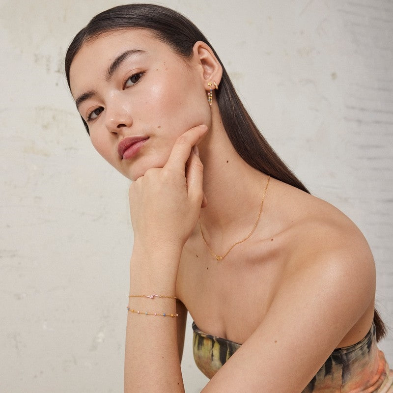 Lola LOLLY øreringe i forgyldt sølv fra Enamel Copenhagen