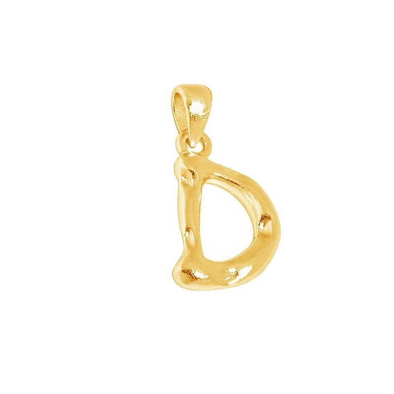 MerlePerle bogstavhalskæde i 18 karat forgyldt sølv – B