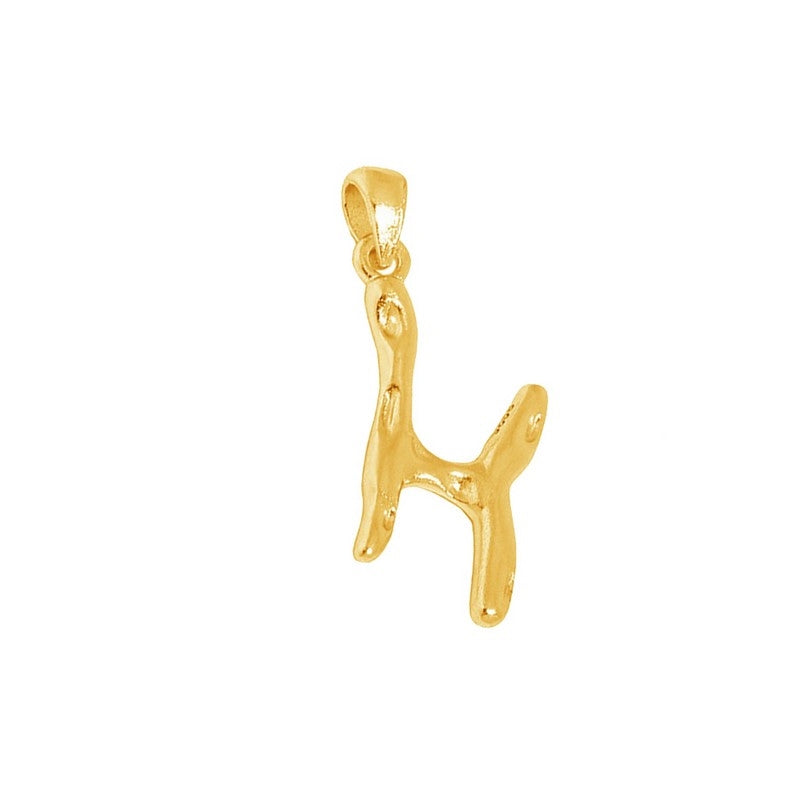 MerlePerle bogstavhalskæde i 18 karat forgyldt sølv – B