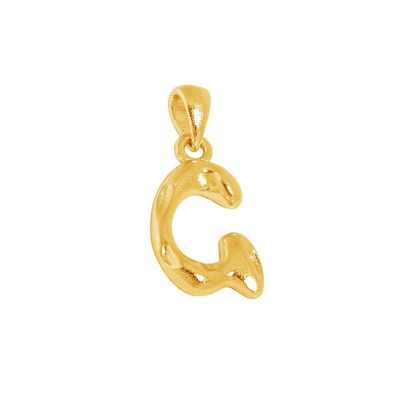 MerlePerle bogstavhalskæde i 18 karat forgyldt sølv – B