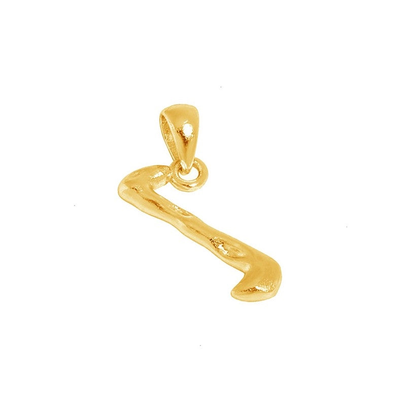 MerlePerle bogstavhalskæde i 18 karat forgyldt sølv – B