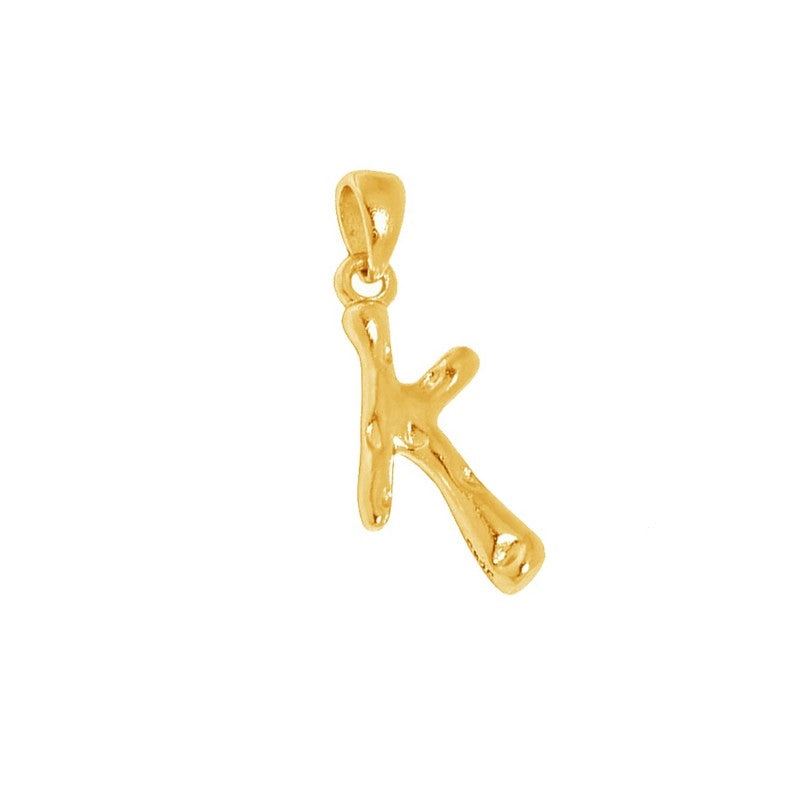 MerlePerle bogstavhalskæde i 18 karat forgyldt sølv – B