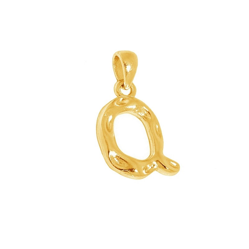 MerlePerle bogstavhalskæde i 18 karat forgyldt sølv – B