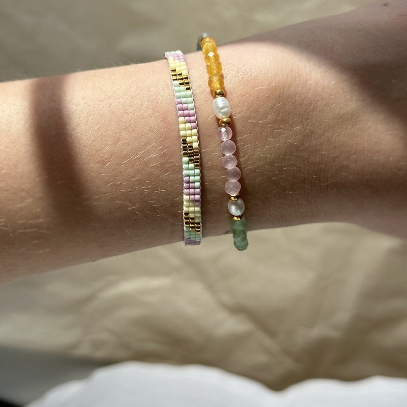 Lisa armbånd i forgyldt sølv 16–19 cm fra Nuni Copenhagen