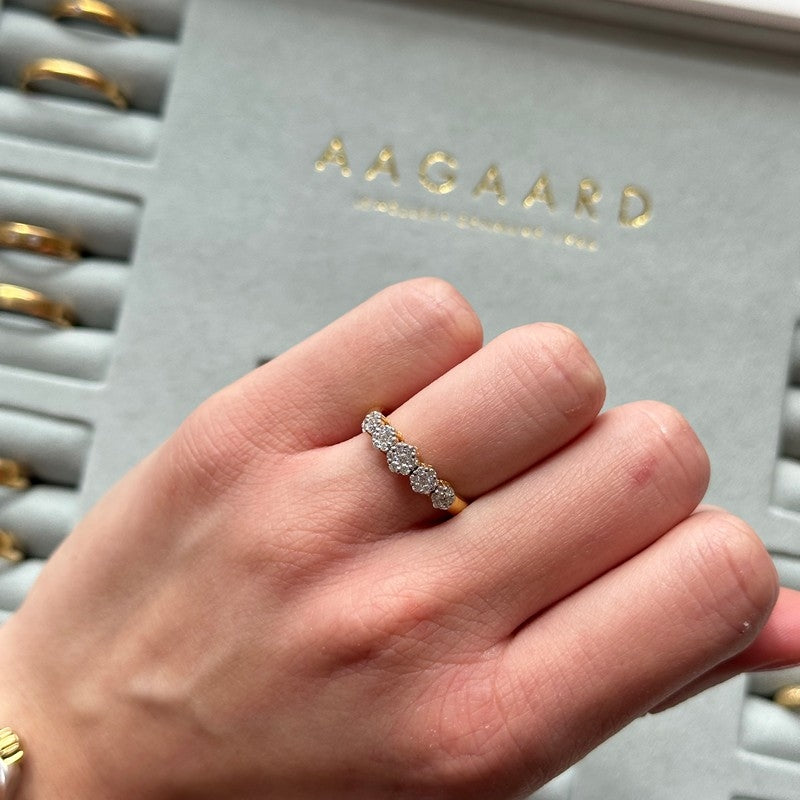 Aagaard forlovelsesring i 9 eller 14 karat guld med 0,33 ct lab grown diamanter
