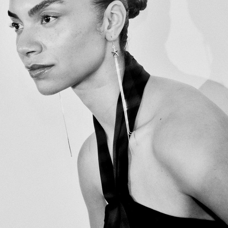 Night Star ørering i sølv fra Jane Kønig