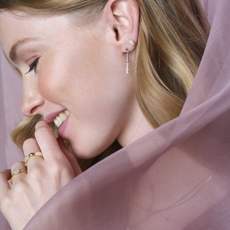 REBECCANOR ring i forgyldt sølv med zirkonia – JoanliNor