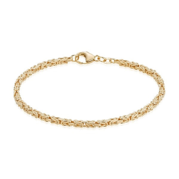 BNH kongekæde armbånd i 14 karat guld 18,5–23 cm 1,8 mm