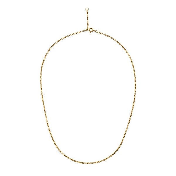 Kris halskæde Medium i forgyldt sølv fra Maanesten