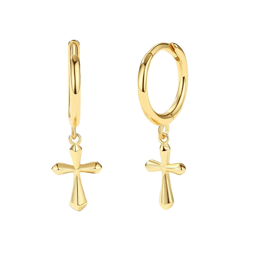 Kaisa hoops øreringe i forgyldt sølv fra ByBirch