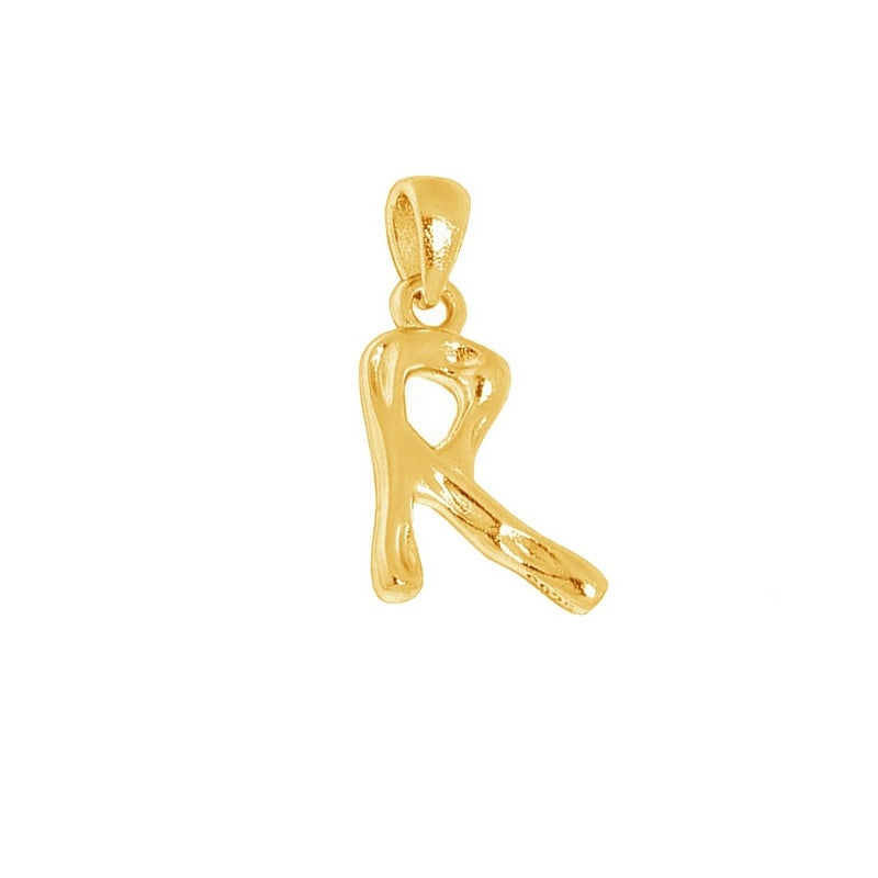 MerlePerle bogstavhalskæde i 18 karat forgyldt sølv – B