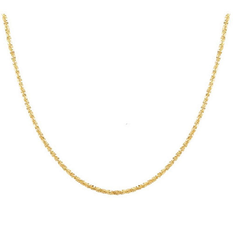 Calina halskæde i 18 karat forgyldt sølv fra MerlePerle