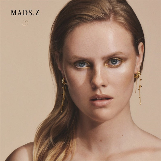 Mads Z Bubbles øreringe i 14 kt guld