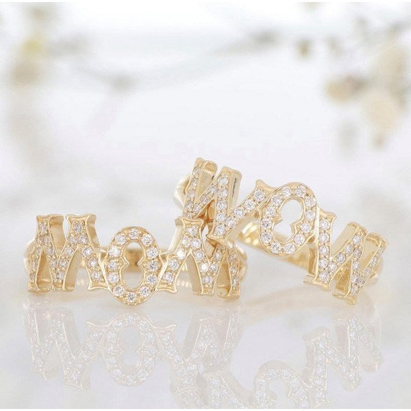 WOW / MOM ring fra Mads Z i 14 kt guld med 0,23 ct diamanter