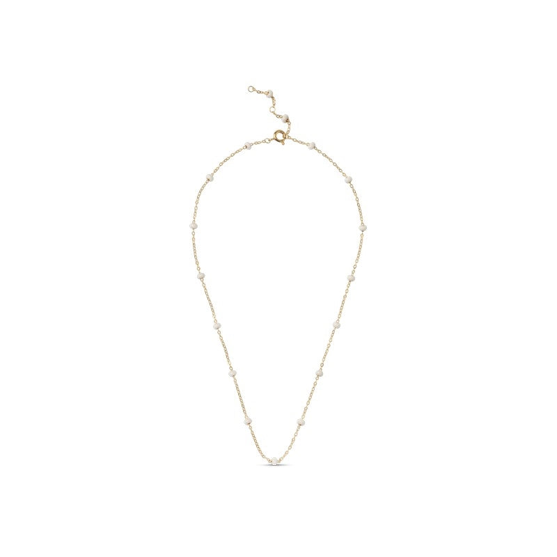 Lola Bold Daisy halskæde i forgyldt sølv fra Enamel Copenhagen