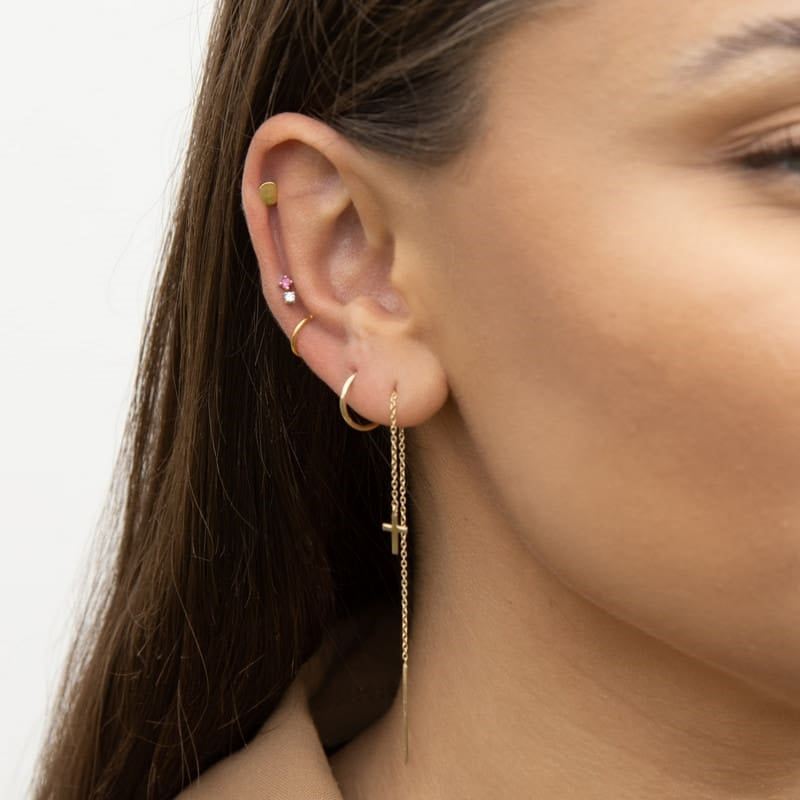Nordahl Andersen ear cuff i 14 karat guld