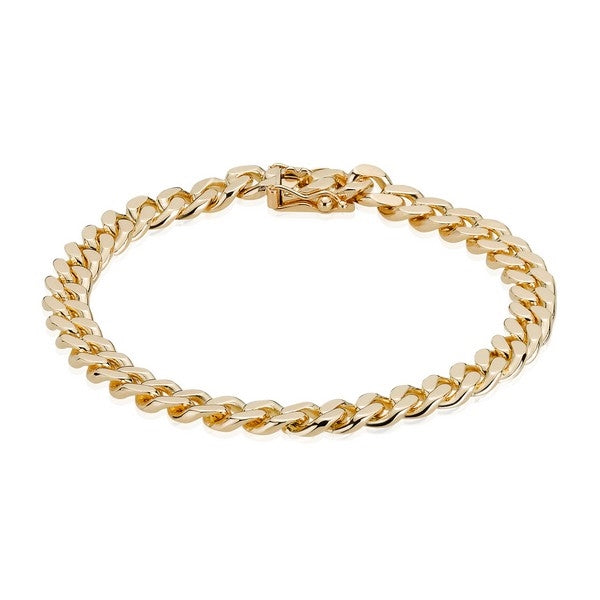 BNH panser armbånd i 14 kt guld 18,5–21 cm, 0,45–3,55 mm