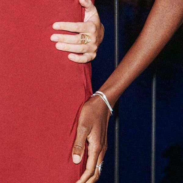 Edith armbånd i sølv fra Pernille Corydon 15–18 cm