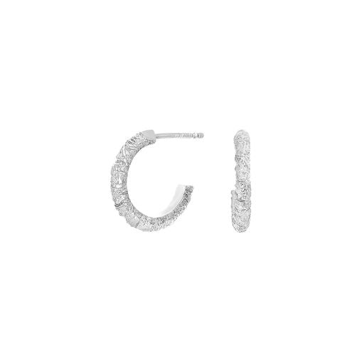 HAPPY52 halvcreoler fra Nordahl Jewellery i sølv, 16 mm