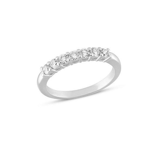 Eksklusiv Nuran alliancering i 14 karat hvidguld med 0,49 ct diamanter