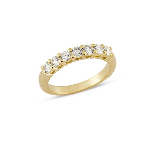 Nuran elegant alliancering i 14 karat guld med 0,77 ct diamanter