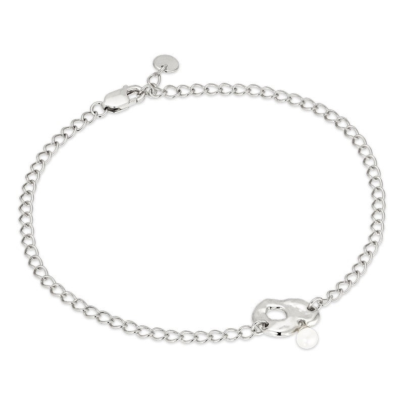 Space armbånd i sølv med perle fra Jane Kønig