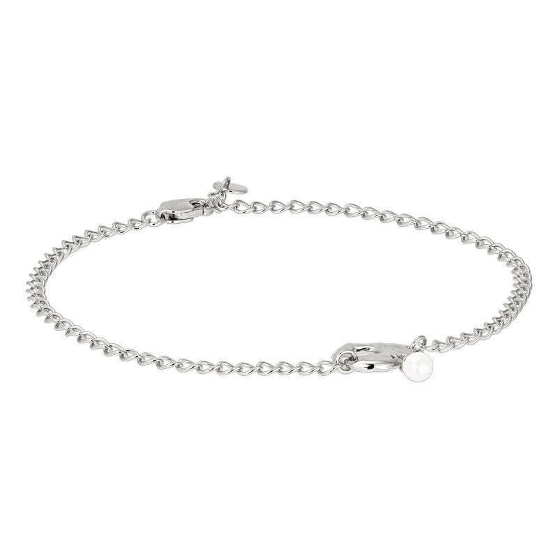Space armbånd i sølv med perle fra Jane Kønig