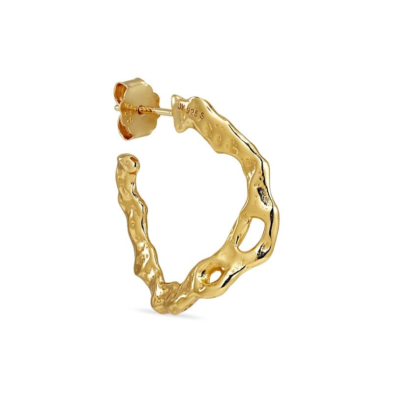 Jane Kønig Space creol i forgyldt sølv 25 mm