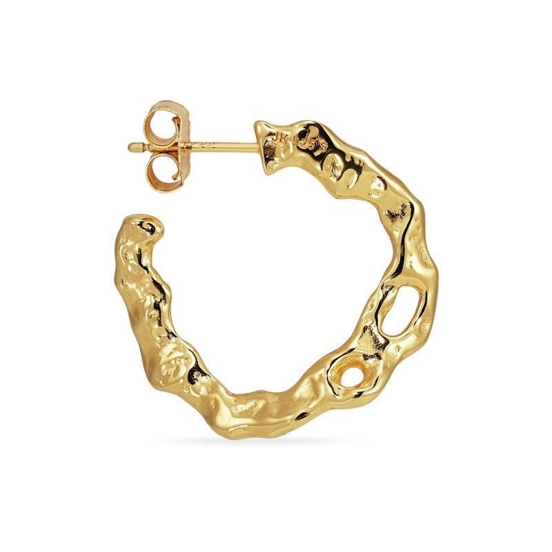 Jane Kønig Space creol i forgyldt sølv 25 mm