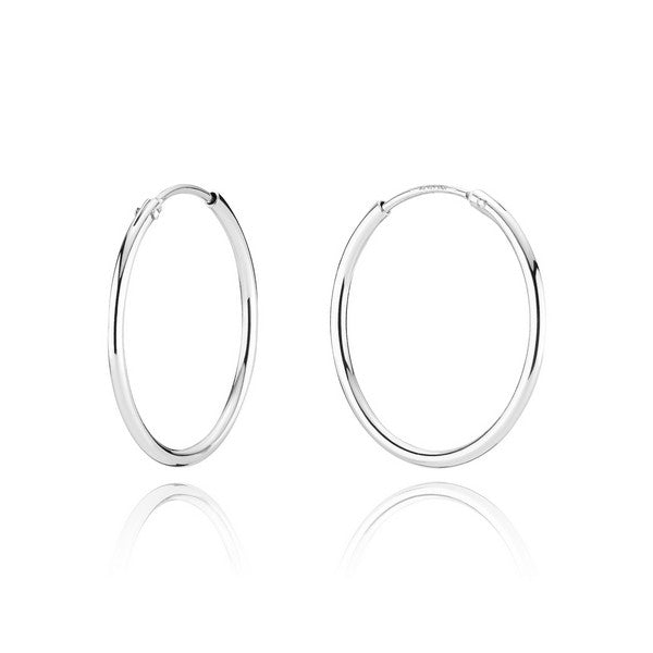 Creoler i sølv fra BNH Ø32 mm