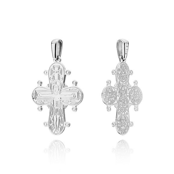 BNH Dagmarkors vedhæng i sterlingsølv 15 x 13 mm