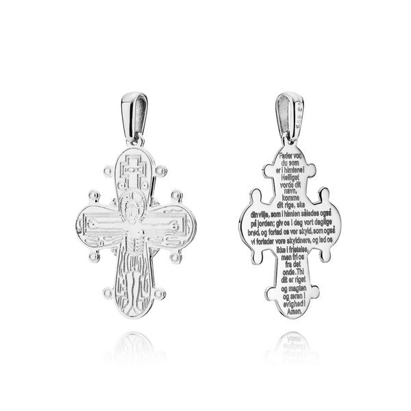 BNH Dagmarkors vedhæng i sterlingsølv 15 x 13 mm