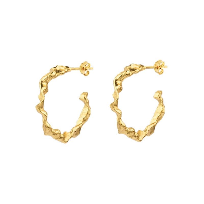 Shaman øreringe large i 18 karat forgyldt sølv fra House of Vincent