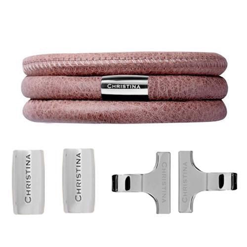 Christina Collect startersæt i stål, 18 mm – blå