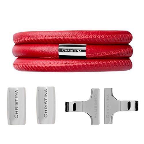 Christina Collect startersæt i stål, 18 mm – blå