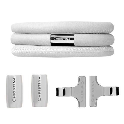 Christina Collect startersæt i stål, 18 mm – blå