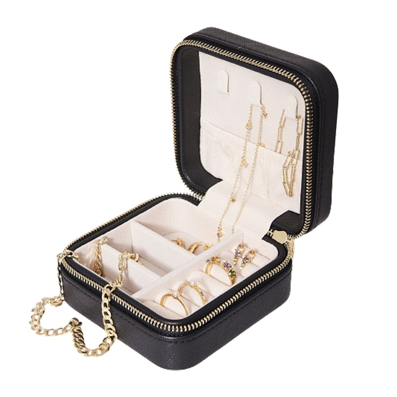 Sif Jakobs Jewellery sort rejsesmykkeskrin