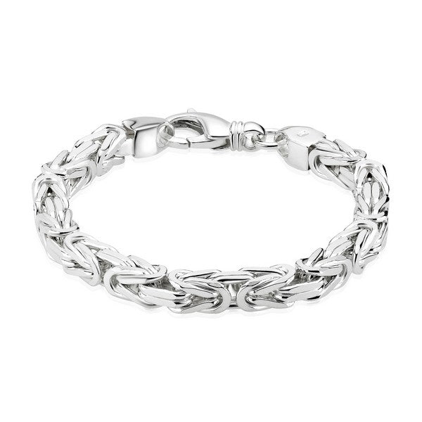 BNH kongearmbånd i 925 sølv 18,5 cm x 2,80 mm