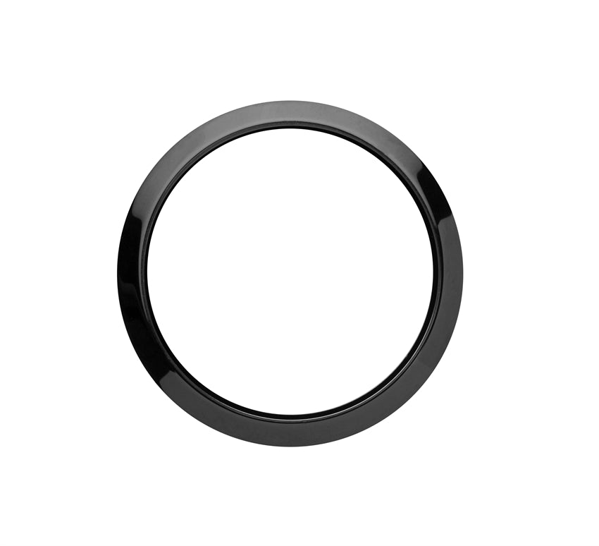 Christina topring i sort stål 32 mm