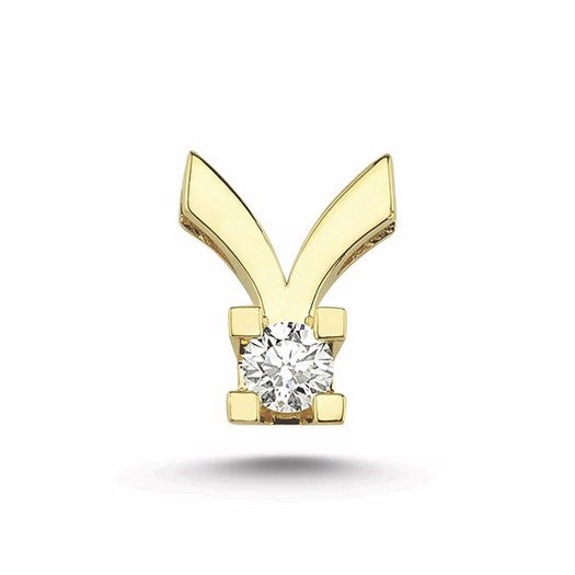 Star diamantvedhæng i 14 karat guld fra Nuran 0,03–0,50 ct